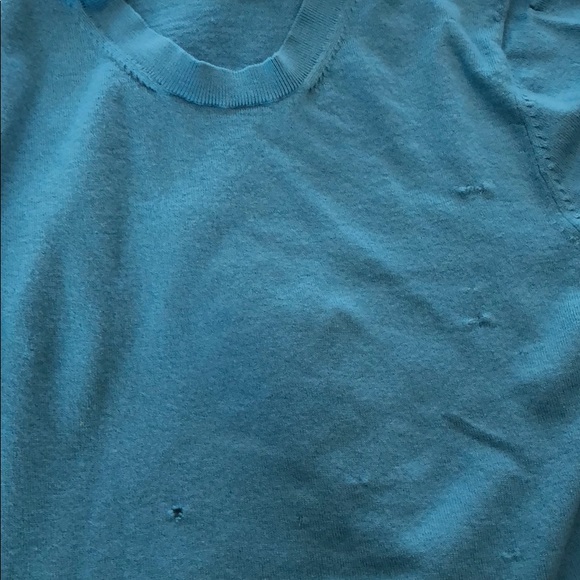 Men’s Theory vintage rugged distressed wool sweater - Picture 5 of 7